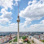 Berlin, Fernsehturm, Skyline, Himmel