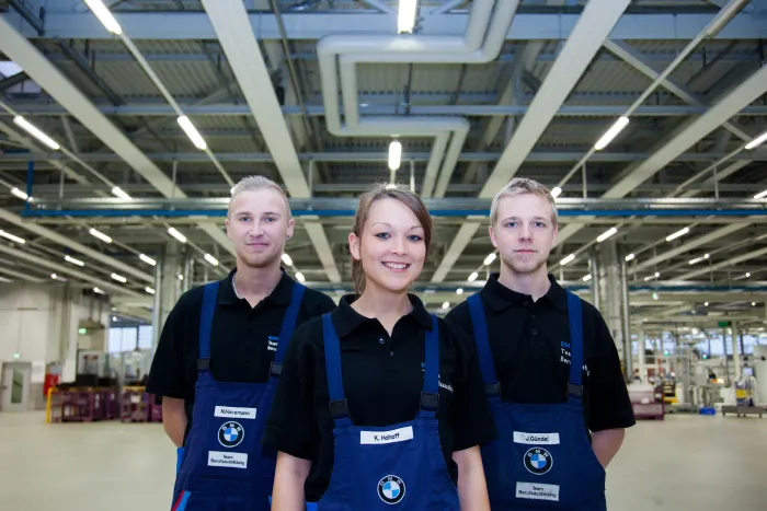 Azubis aus dem BMW Werk Berlin