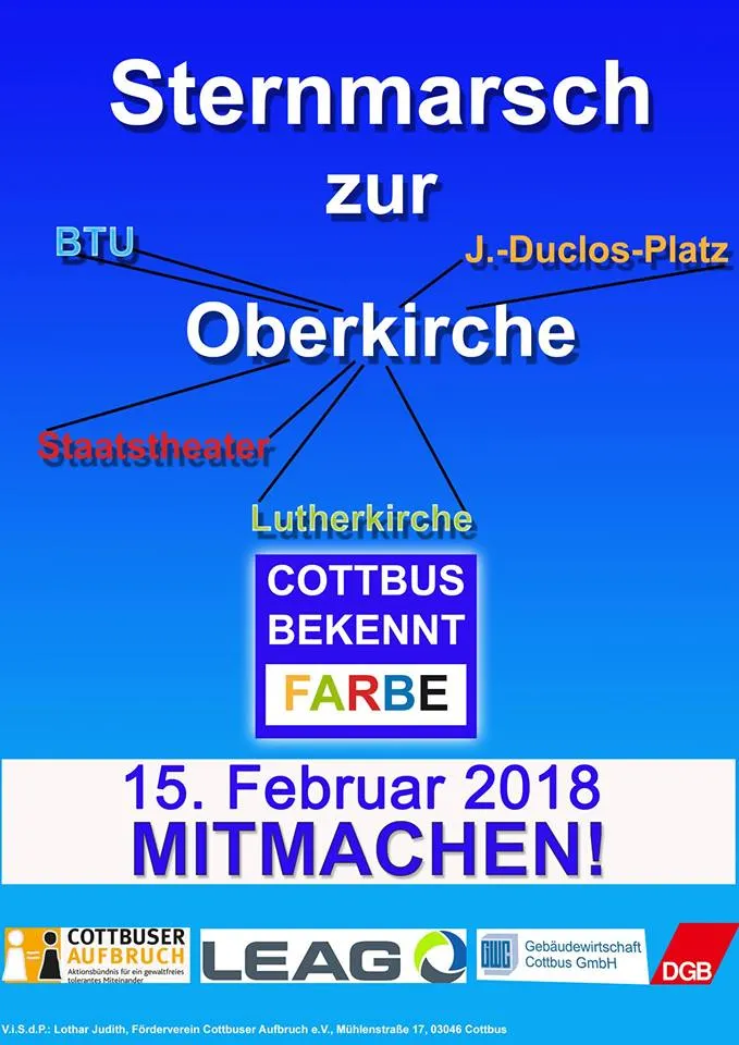 Sternmarsch Cottbus