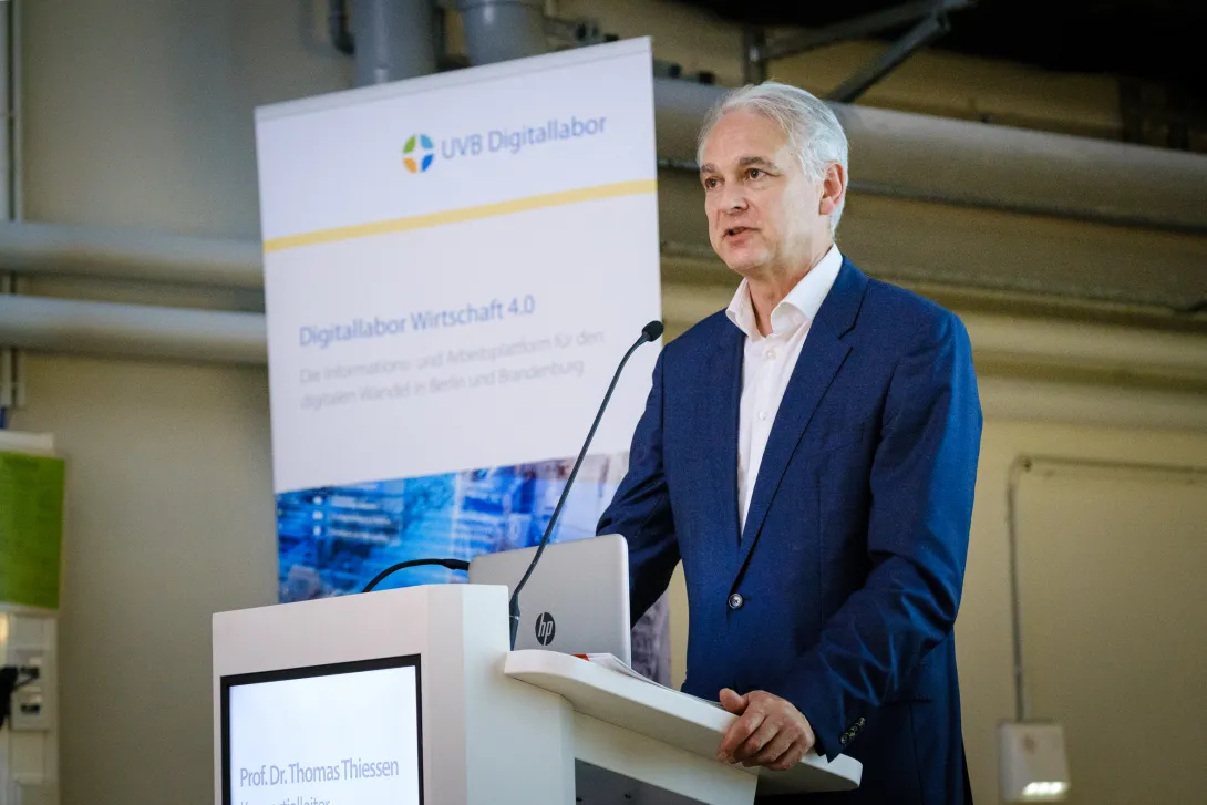 Prof. Dr. Thomas Thiessen, Konsortialleiter Mittelstand 4.0-Kompetenzzentrum Kommunikation